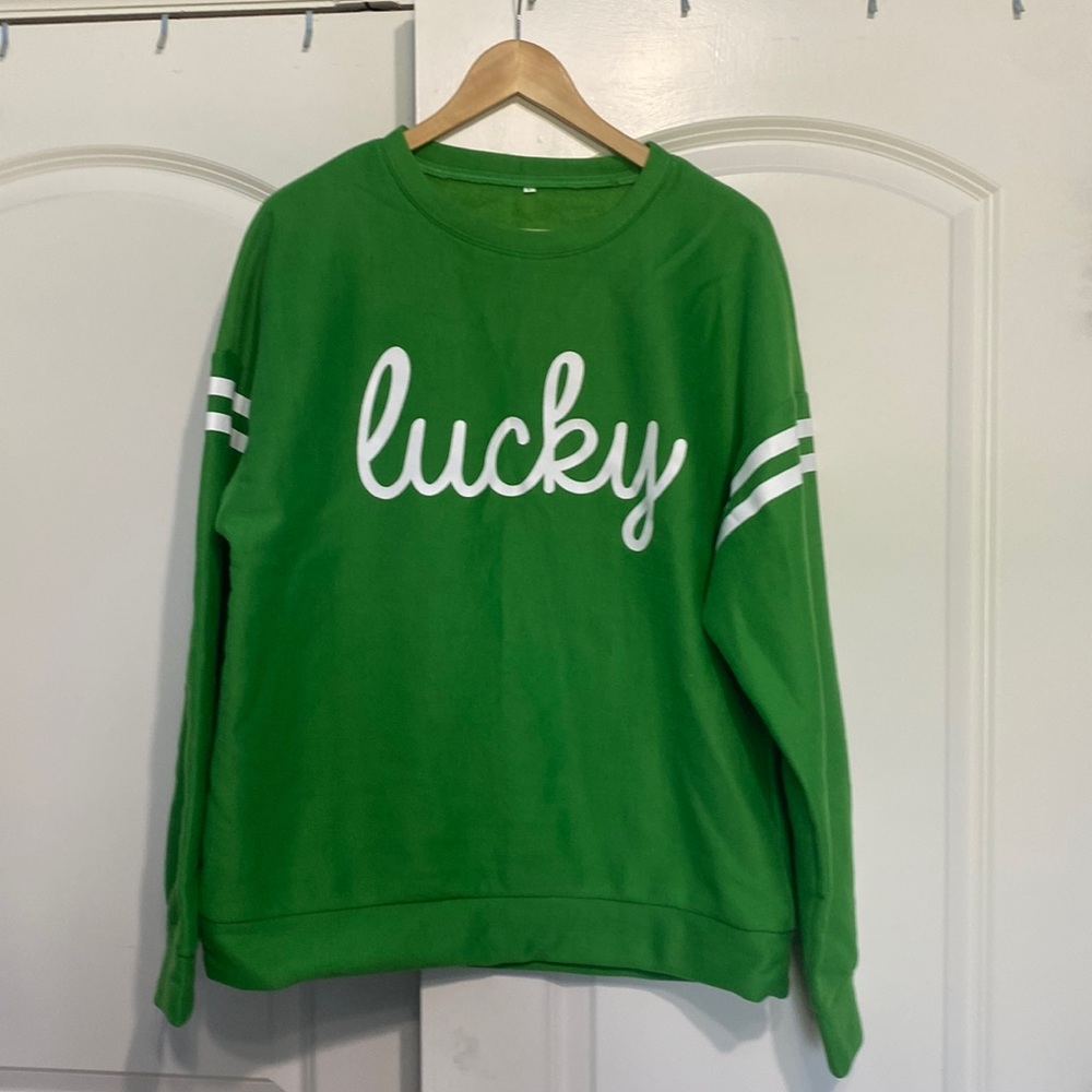 Green Luck sweatshirt